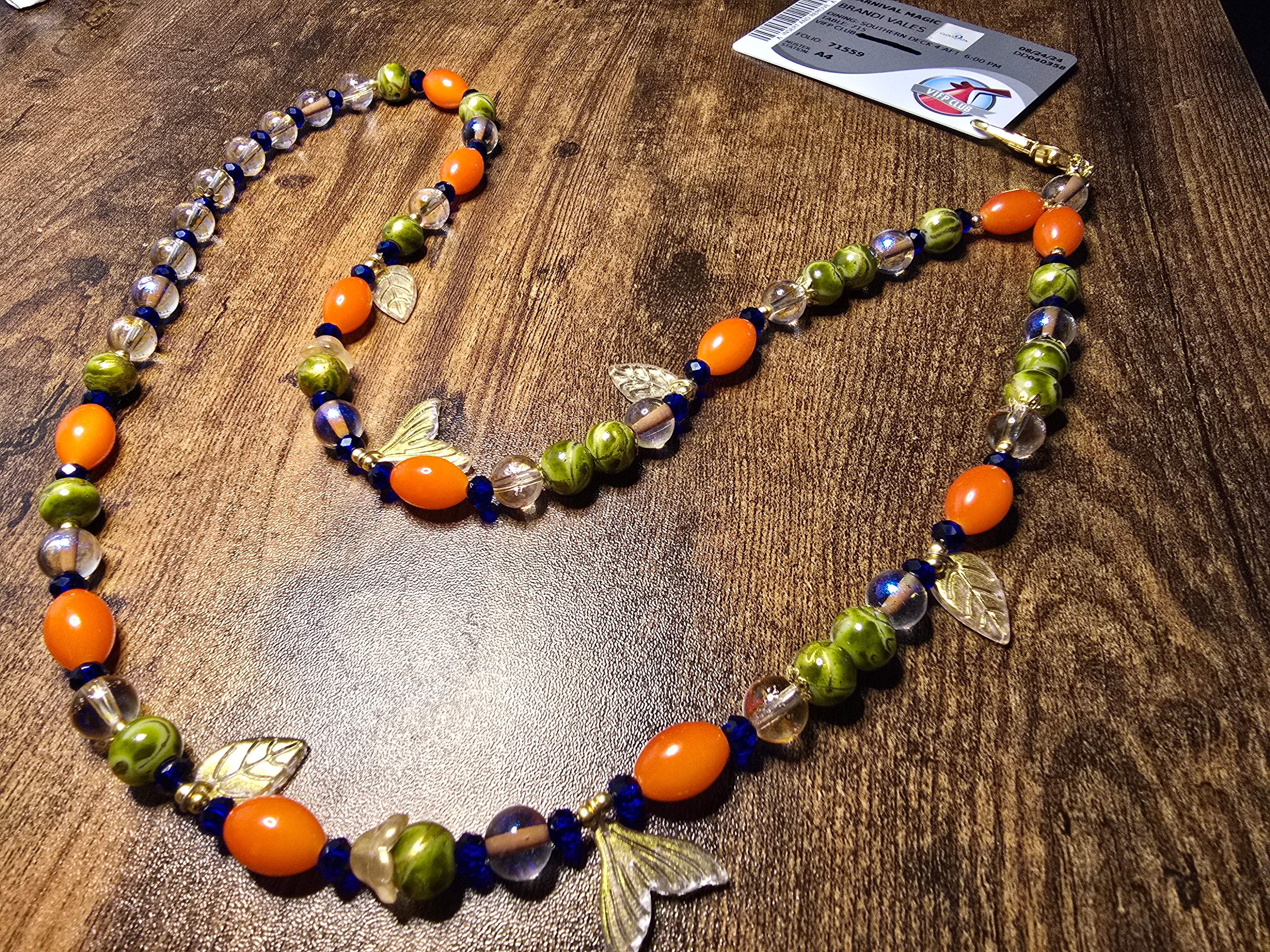 1.5 Custom Beaded Cruise Lanyards