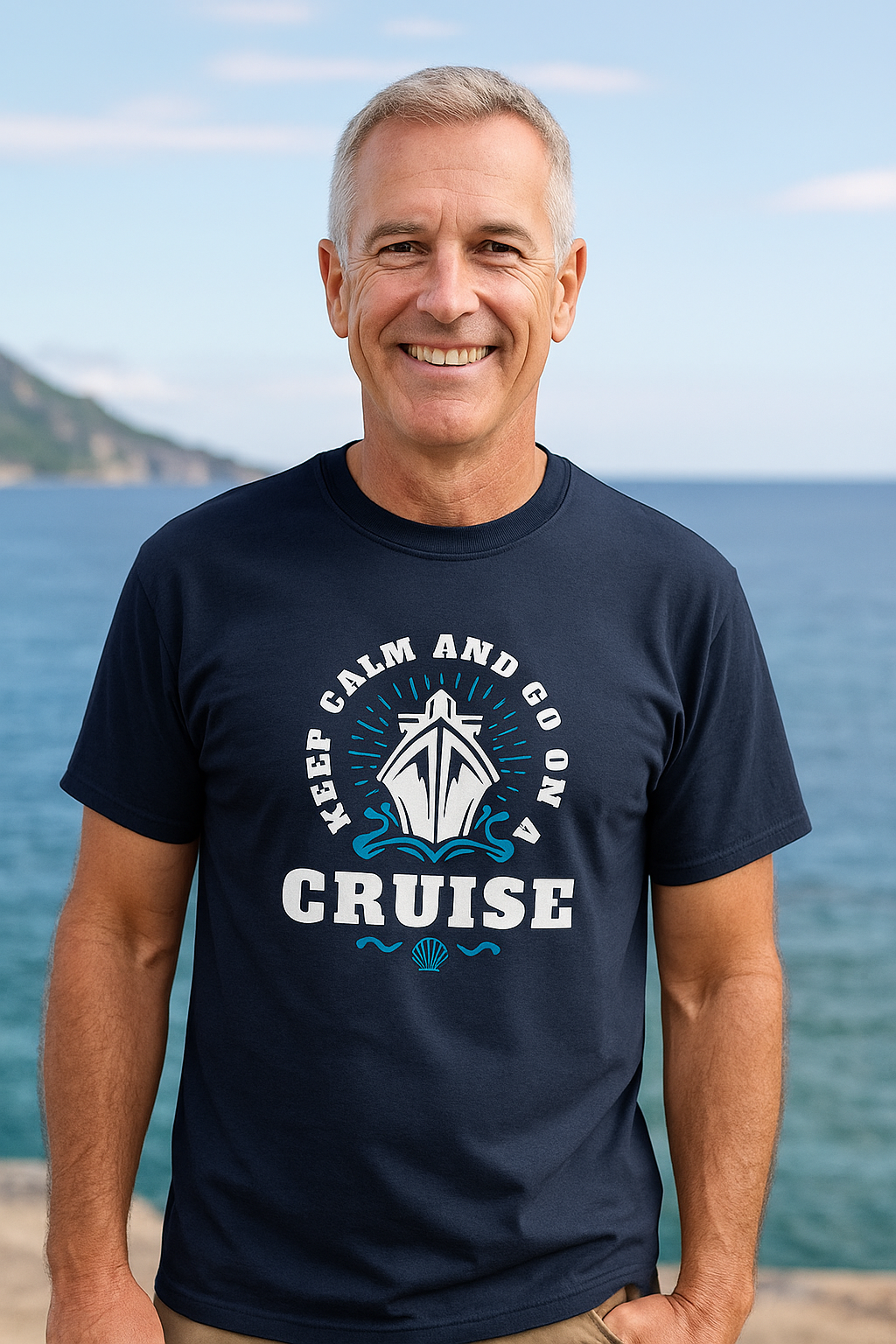 Keep Calm and Go on a Cruise Shirt | Nautical Tee | Unisex Cruise Apparel