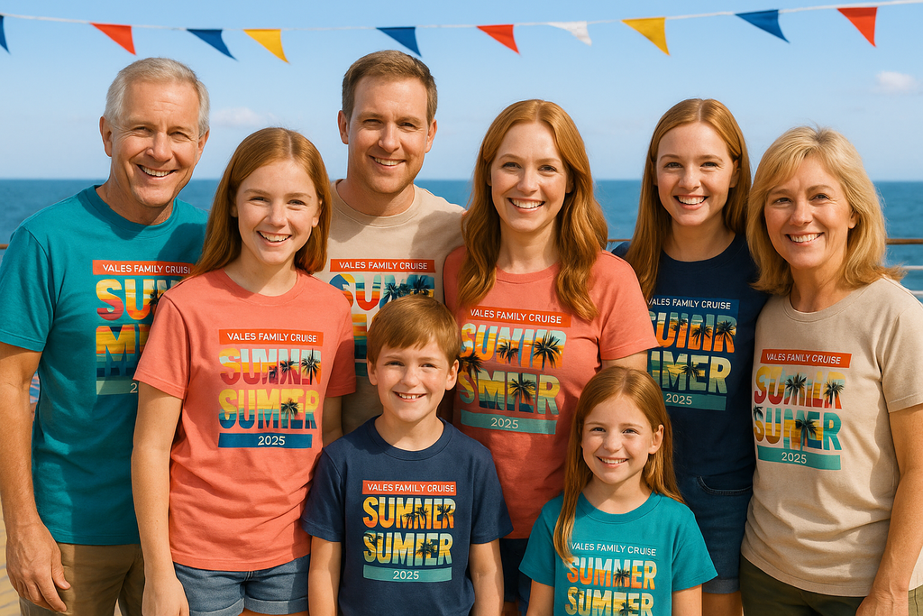 Customizable “Summer 2025” Family Cruise Tee – Family Cruise Design