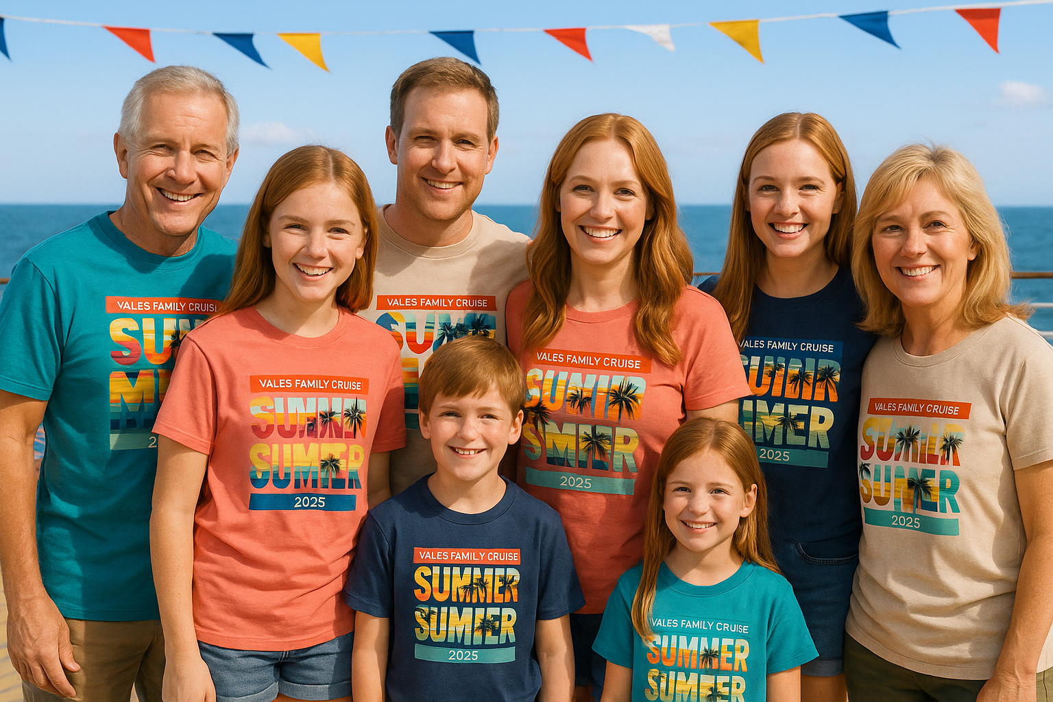 Customizable “Summer 2025” Family Cruise Tee – Family Cruise Design