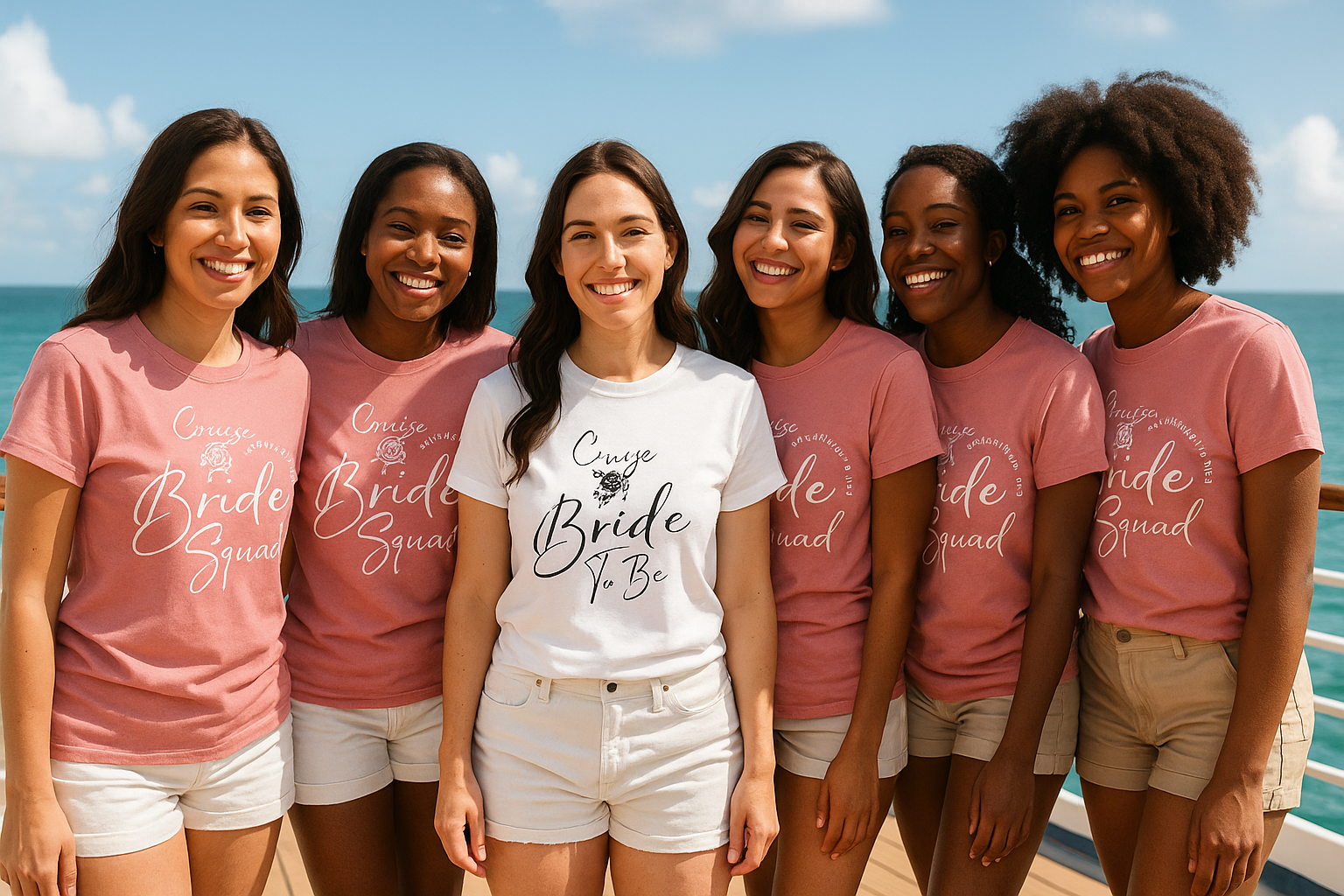 Cruise Bride To Be Shirt | Elegant Nautical Bridal Tee | White Wedding Cruise T-Shirt