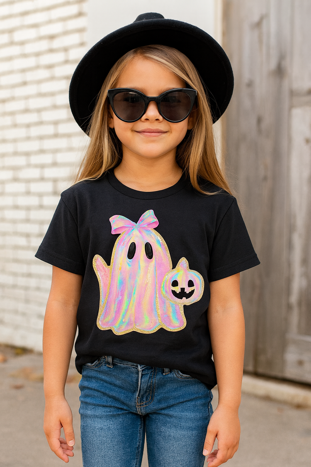 Halloween Pretty Ghost T-Shirt Unisex Tee