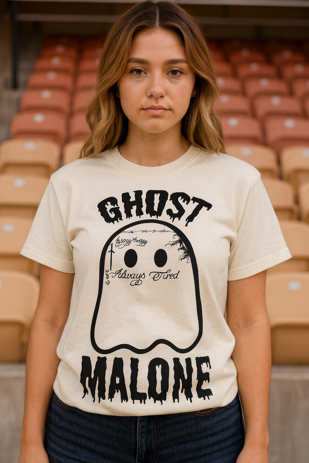 Halloween Ghost Malone T-Shirt