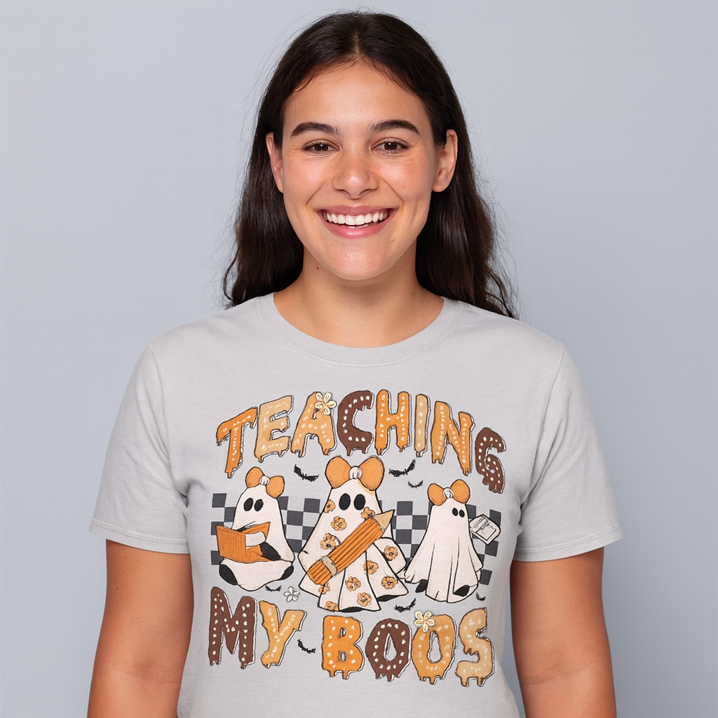Spooky T-Shirt Teaching with my Boos